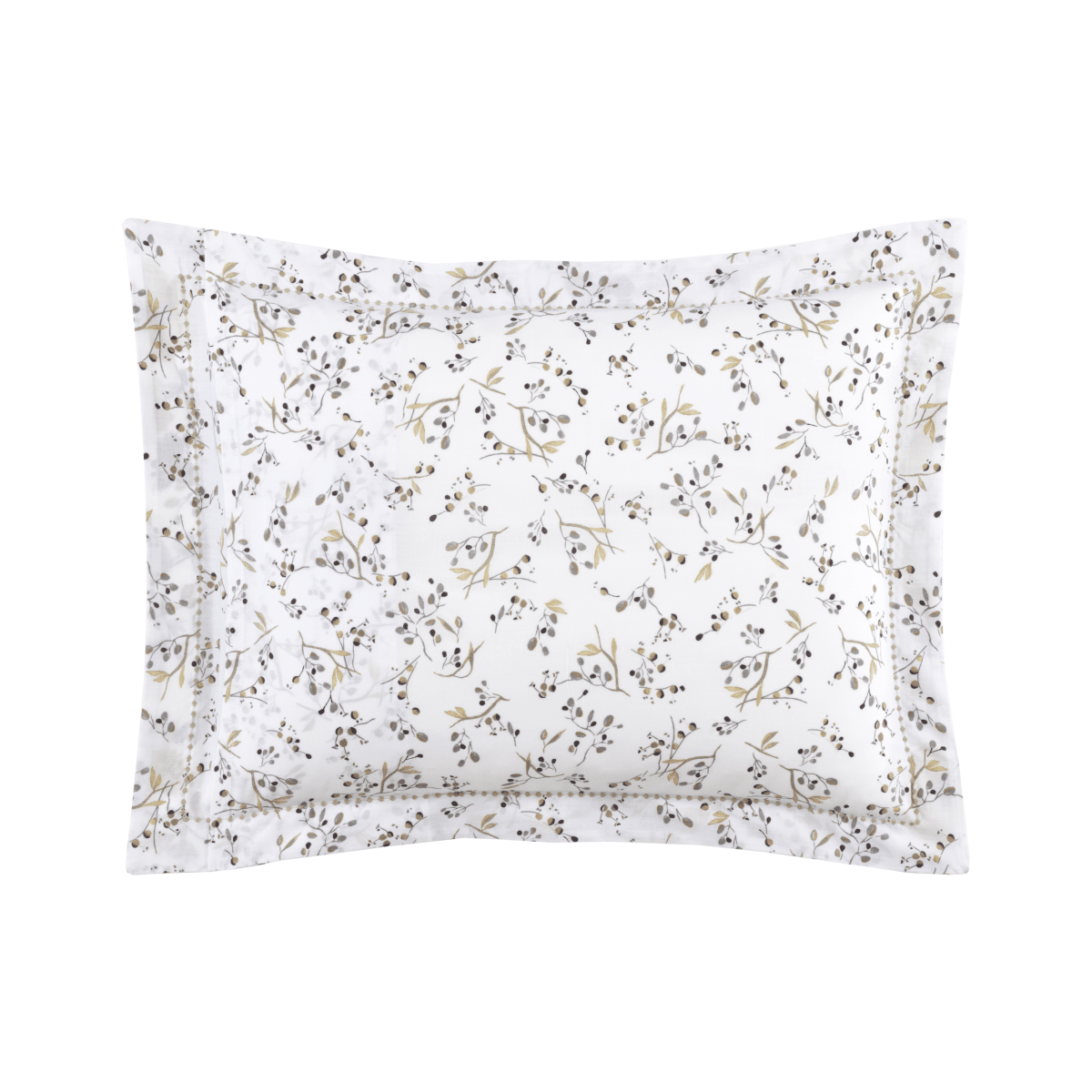 Fleurs Sham by Yves Delorme King Sham Multi at FIG LINENS AND HOME 4