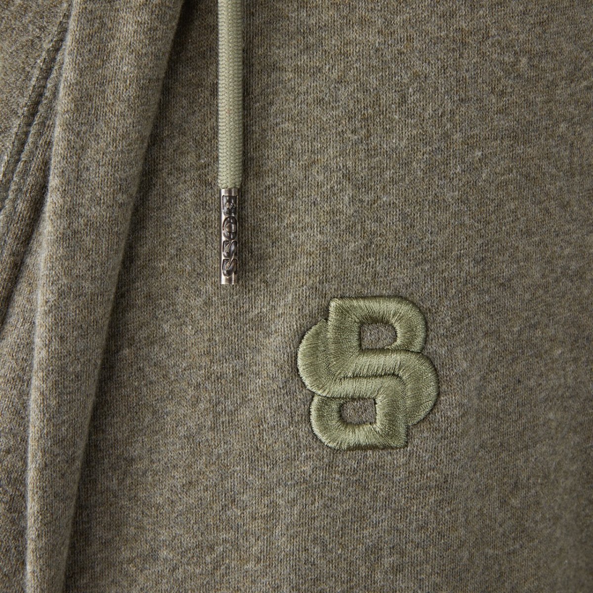 Fabric Swatch - Hugo Boss Evening Kaki Bathrobe by Yves Delorme