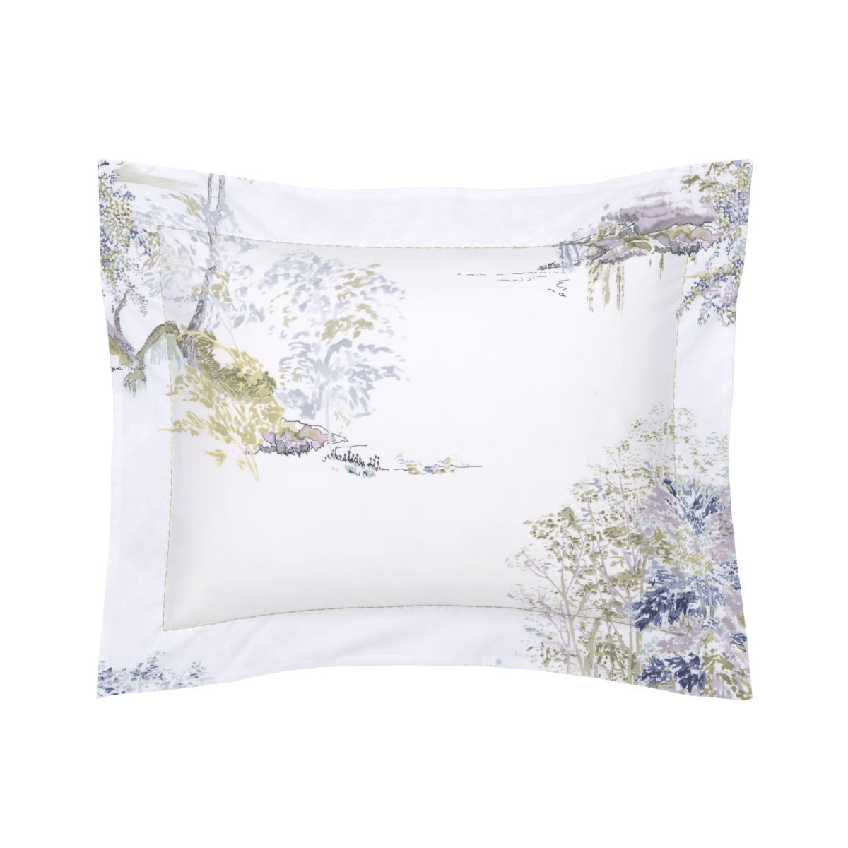 Boudoir Sham Front - Yves Delorme Lande Bedding at Fig Linens and Home