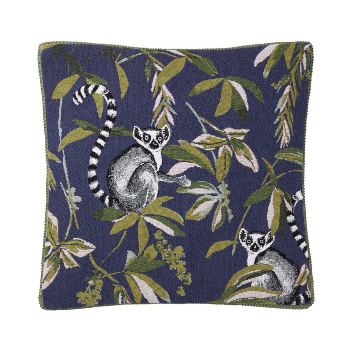 Lemurien Encre Decorative Pillow 18 x 18 Yves Delorme