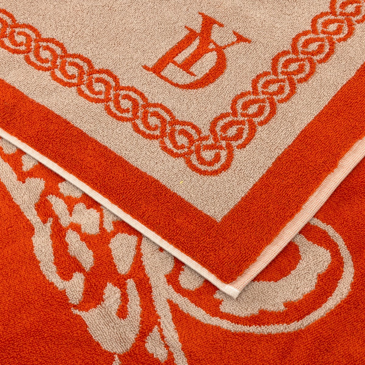 Leopard Jacquard Beach Towel by Yves Delorme at Fig Linens and Home - Pool Bath Sheet 4