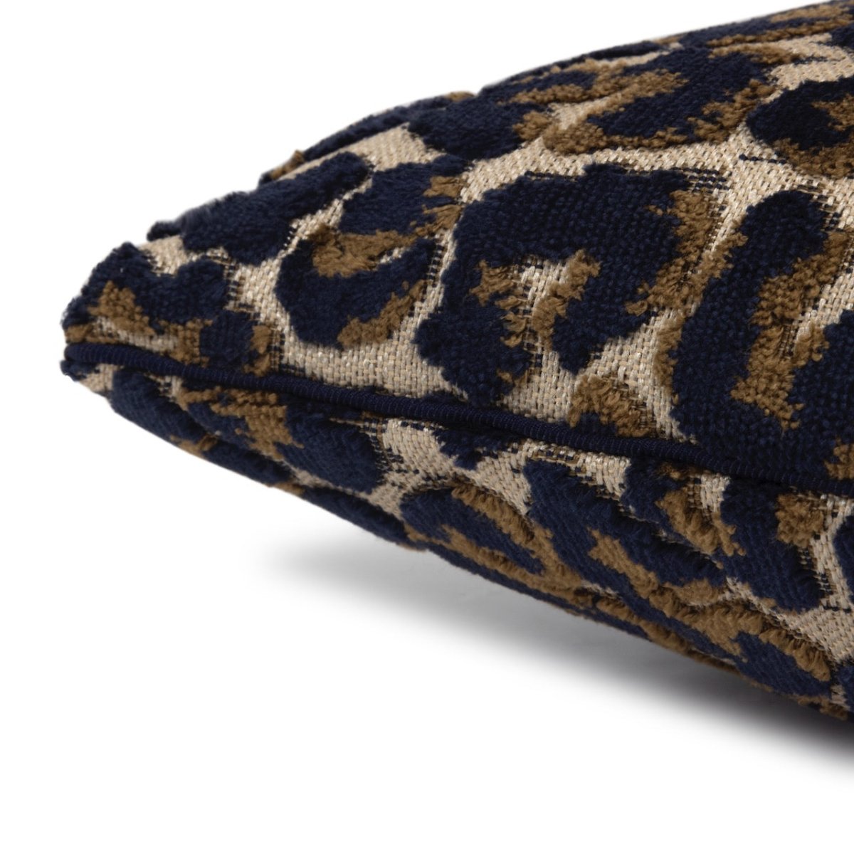 Leopard Nuit Decorative Pillows by Yves Delorme Decorative Pillow 13 x 22 Nuit at FIG LINENS AND HOME 3