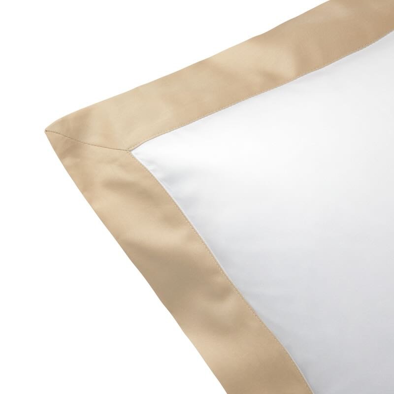 Linea Dune Organic Bedding by Yves Delorme Duvet Cover Full/Queen 92 x 92 Dune at FIG LINENS AND HOME 17