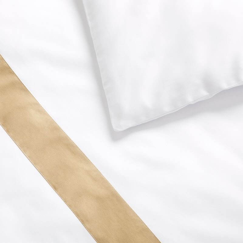 Linea Dune Organic Bedding by Yves Delorme Duvet Cover Full/Queen 92 x 92 Dune at FIG LINENS AND HOME 19