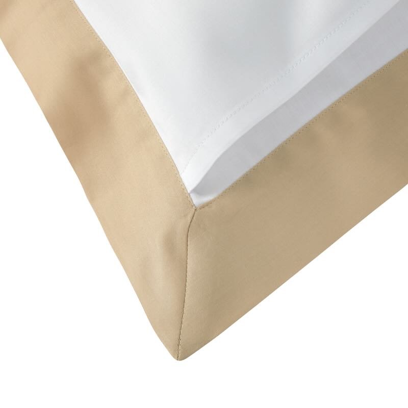 Linea Dune Organic Bedding by Yves Delorme Duvet Cover Full/Queen 92 x 92 Dune at FIG LINENS AND HOME 16