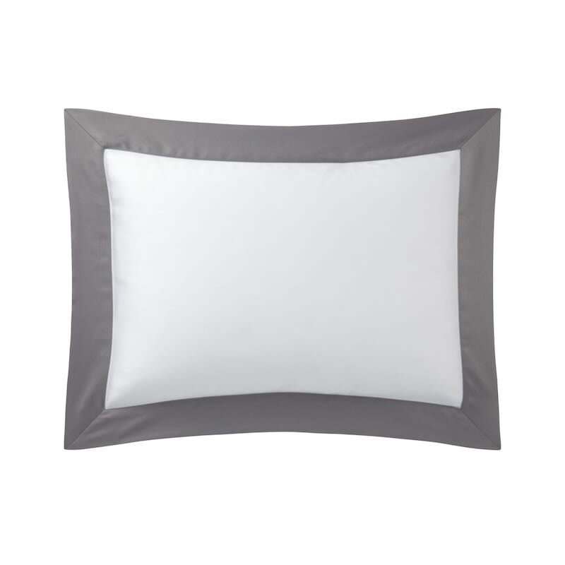 Linea Platine Bedding by Yves Delorme Pillow Sham Boudoir (Single) 12 x 17 Platine at FIG LINENS AND HOME 31