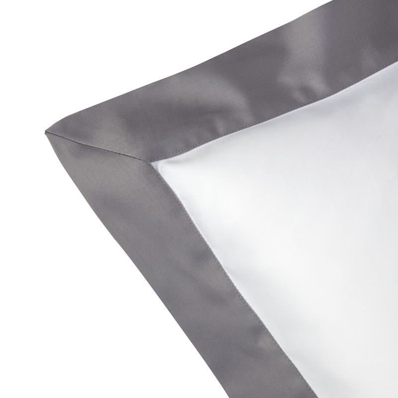 Linea Platine Bedding by Yves Delorme Pillow Sham Euro (Single) 26 x 26 Platine at FIG LINENS AND HOME 44