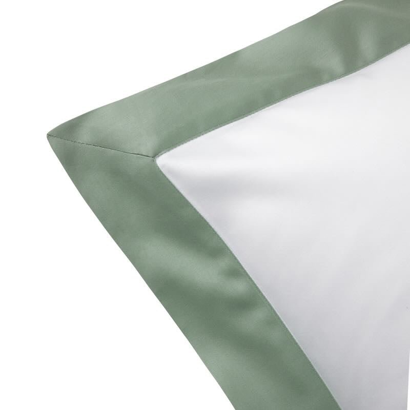 Yves Delorme Pillow Sham Detail - Linea Veronese Organic Cotton Bedding at Fig Linens and Home