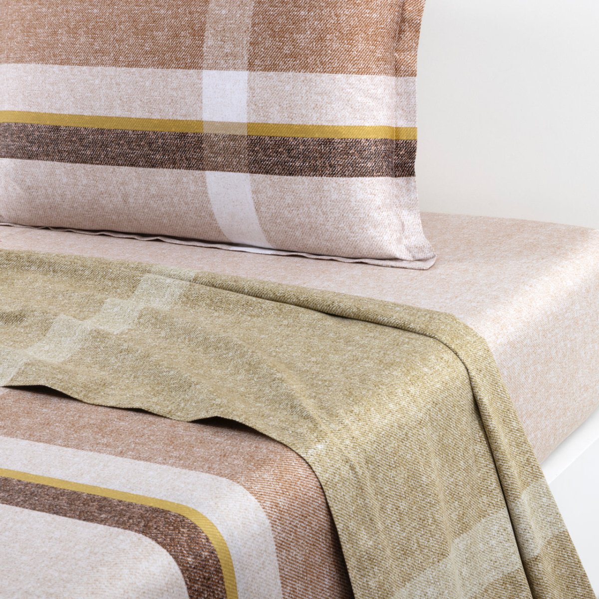 Loomis Flat Sheet by Hugo Boss Home | Yves Delorme at Fig Linens and Home - View 1