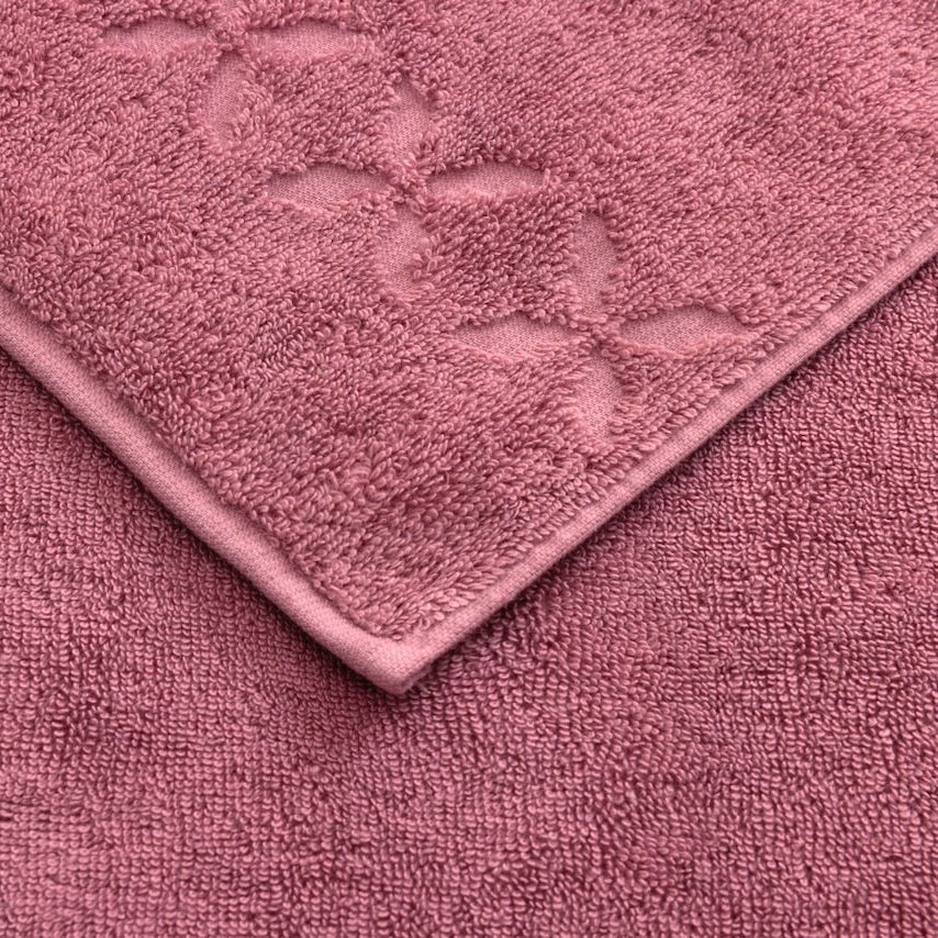 Nature Azalee Bath Towels by Yves Delorme Bath Sheet 36” x 63” Azalee at FIG LINENS AND HOME 4