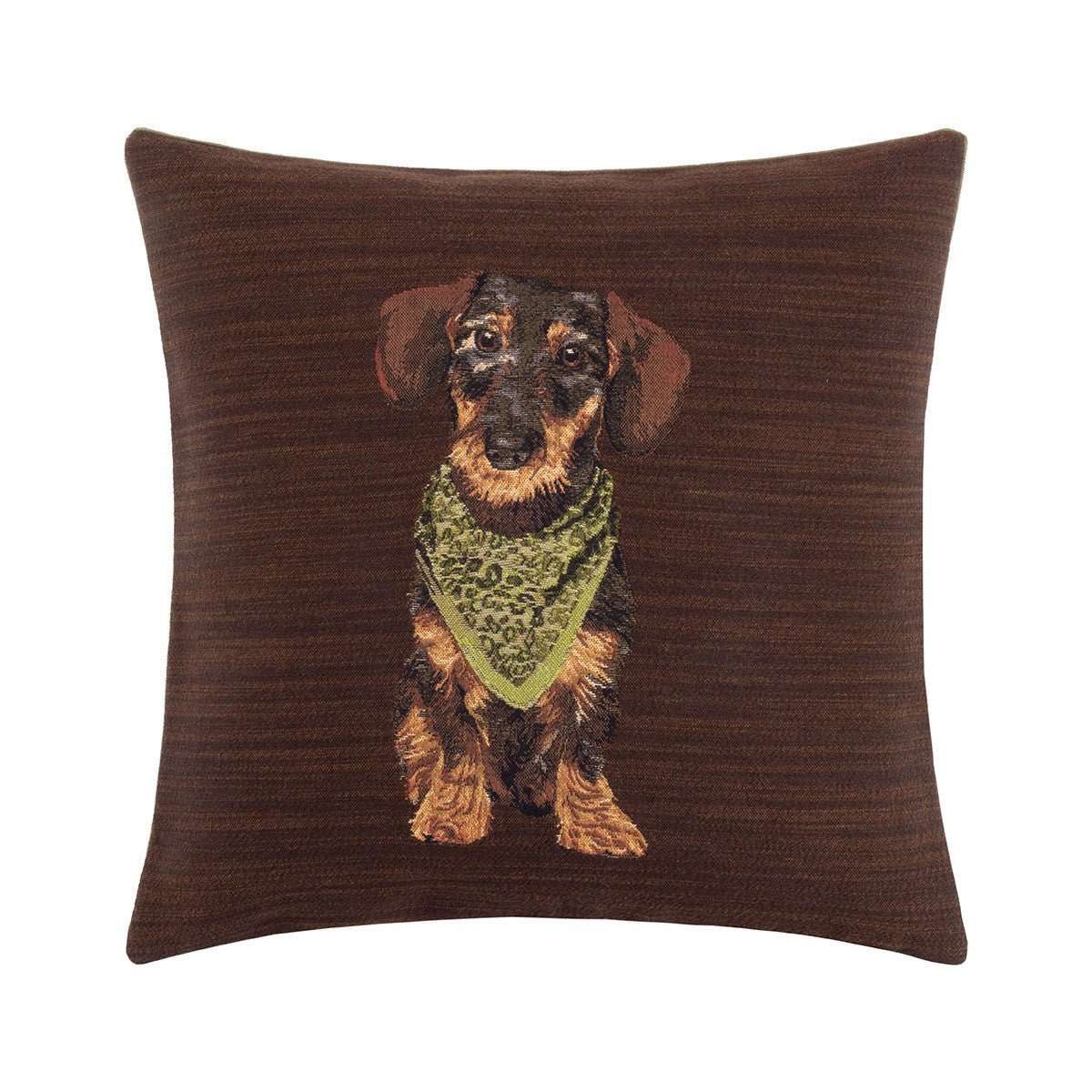 Octavio Decorative Pillow in Moka by Yves Delorme - view 1