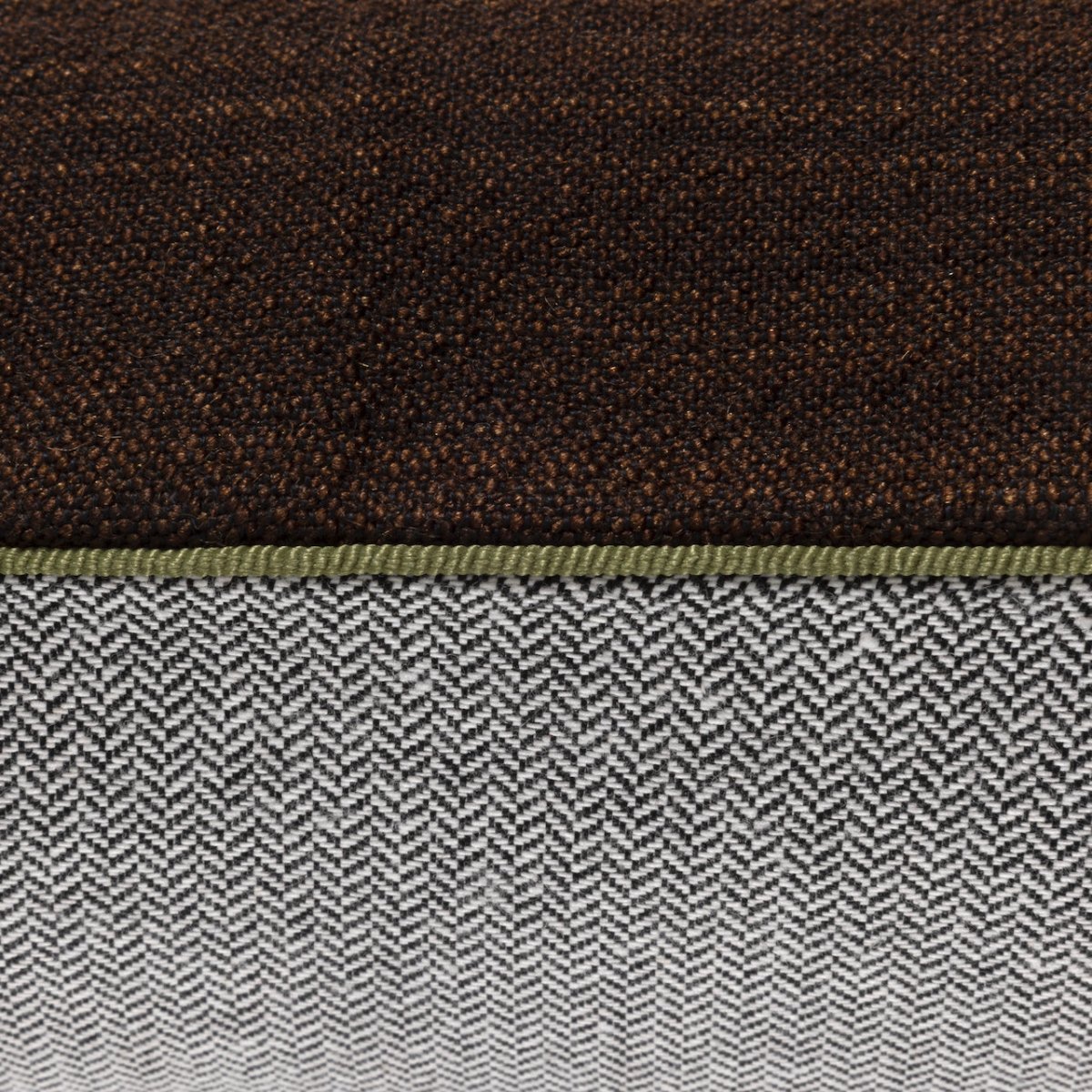 Octavio Moka Decorative Pillow by Yves Delorme Decorative Pillow 18" x 18" Moka at FIG LINENS AND HOME 4