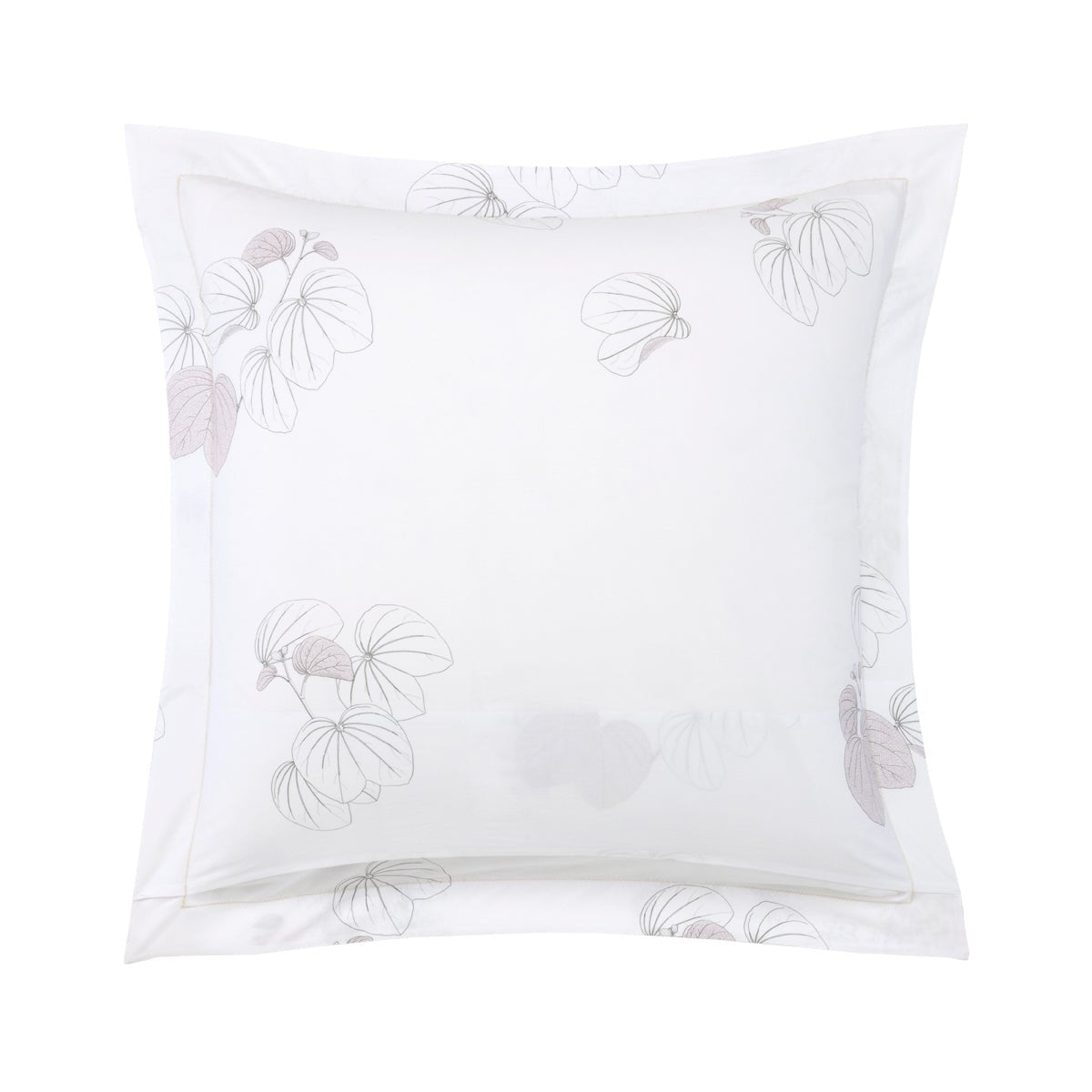 Orchidée Organic Bedding by Yves Delorme Sham Euro (Single) 26 x 26 Multi at FIG LINENS AND HOME 13