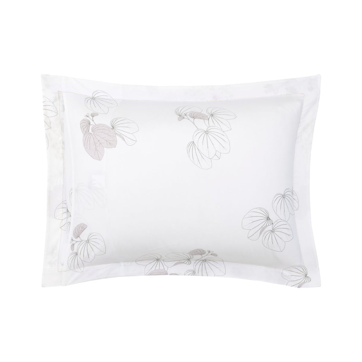 Orchidée Organic Bedding by Yves Delorme Sham King (Single) 21 x 37 Multi at FIG LINENS AND HOME 15