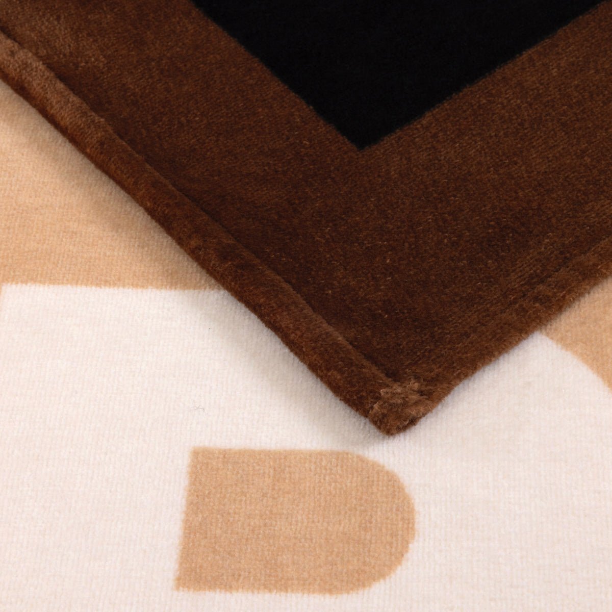 Oscar Printed Beach Towel by Hugo Boss Home at Fig Linens and Home - Camel Pool Towel 3