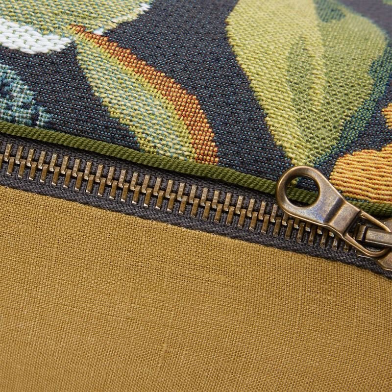 Paradis Marine Decorative Pillow by Yves Delorme Decorative Pillow 18 x 18 Marine at FIG LINENS AND HOME 4