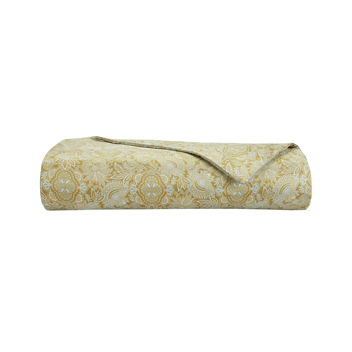 Patio Silk Bed Runner by Yves Delorme Bed Runner 87 x 31 Amande at FIG LINENS AND HOME 1