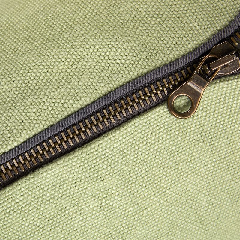 Pigment Lichen Decorative Pillow by Yves Delorme Decorative Pillow 22 x 22 Lichen at FIG LINENS AND HOME 5