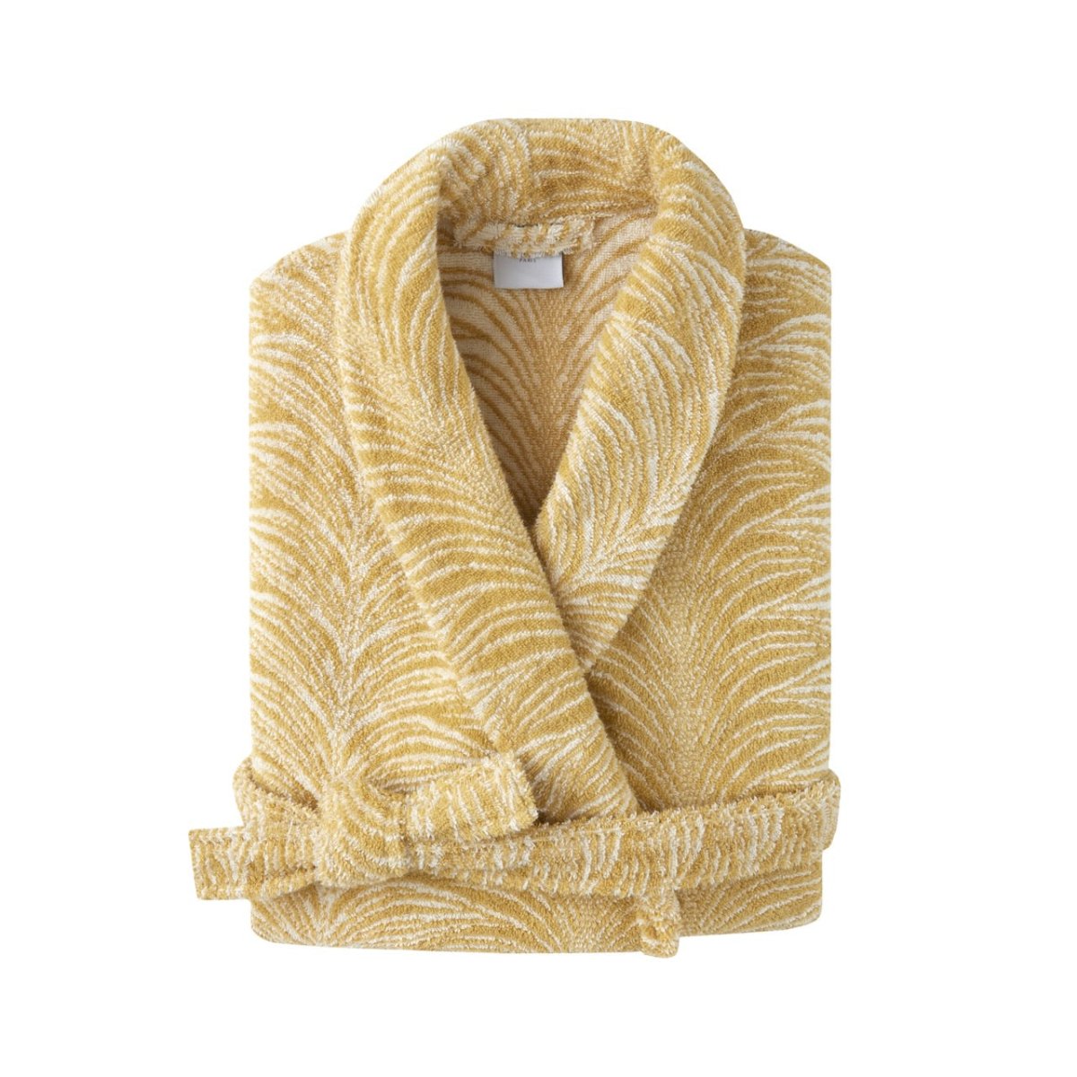 Pollen Shawl Collar Women's Bathrobes by Yves Delorme Shawl collar Bathrobe (Women's) S Pollen at FIG LINENS AND HOME 3