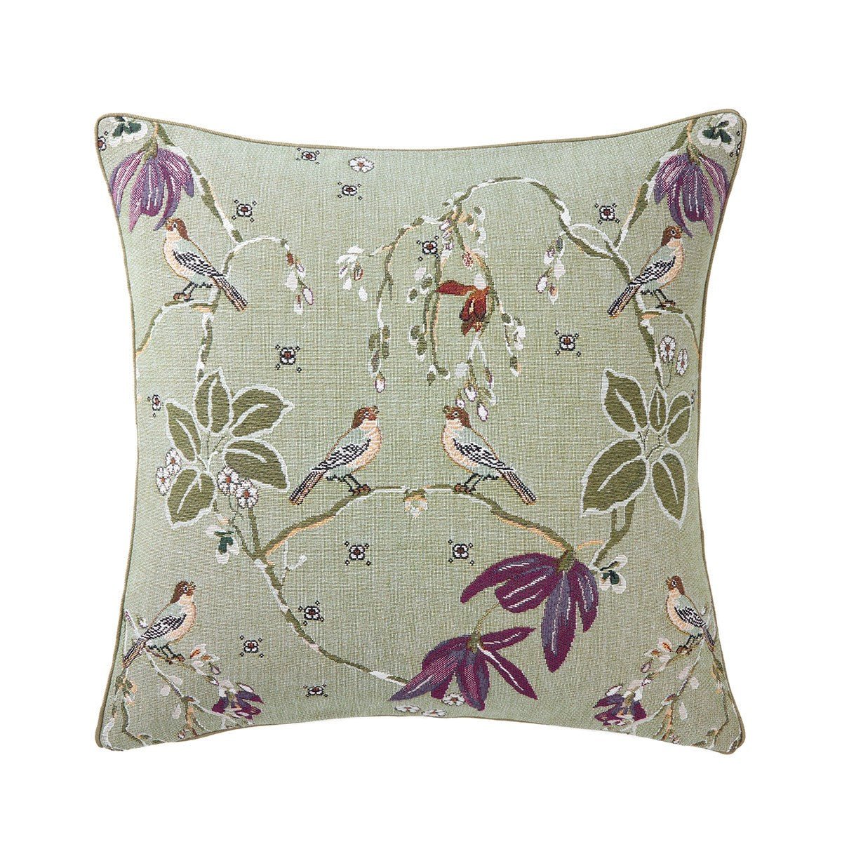 Rameau Decorative Pillow in Amande by Yves Delorme - view 1