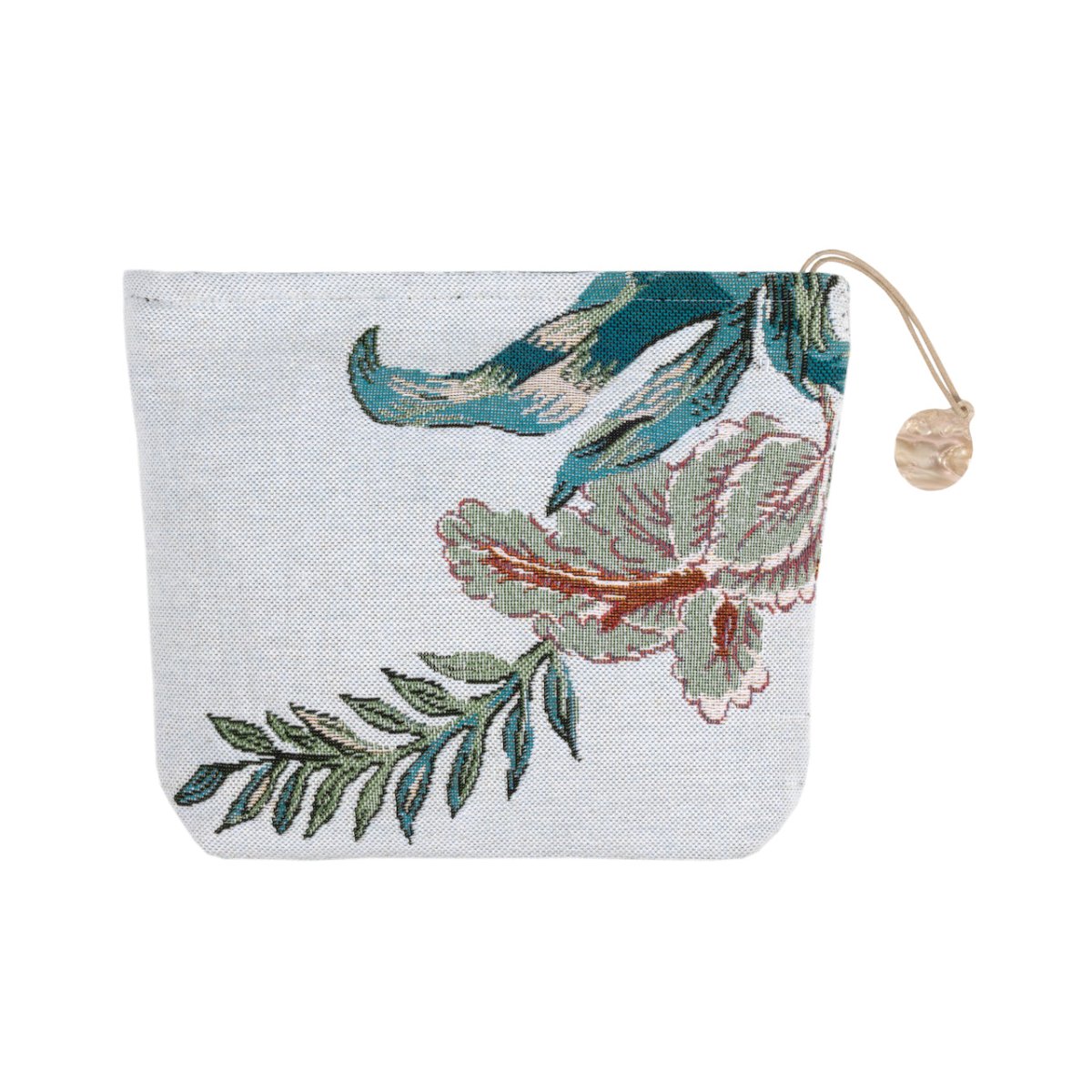 Reverie Ciel Tote by Yves Delorme Tote 7" x 9" Ciel at FIG LINENS AND HOME 3