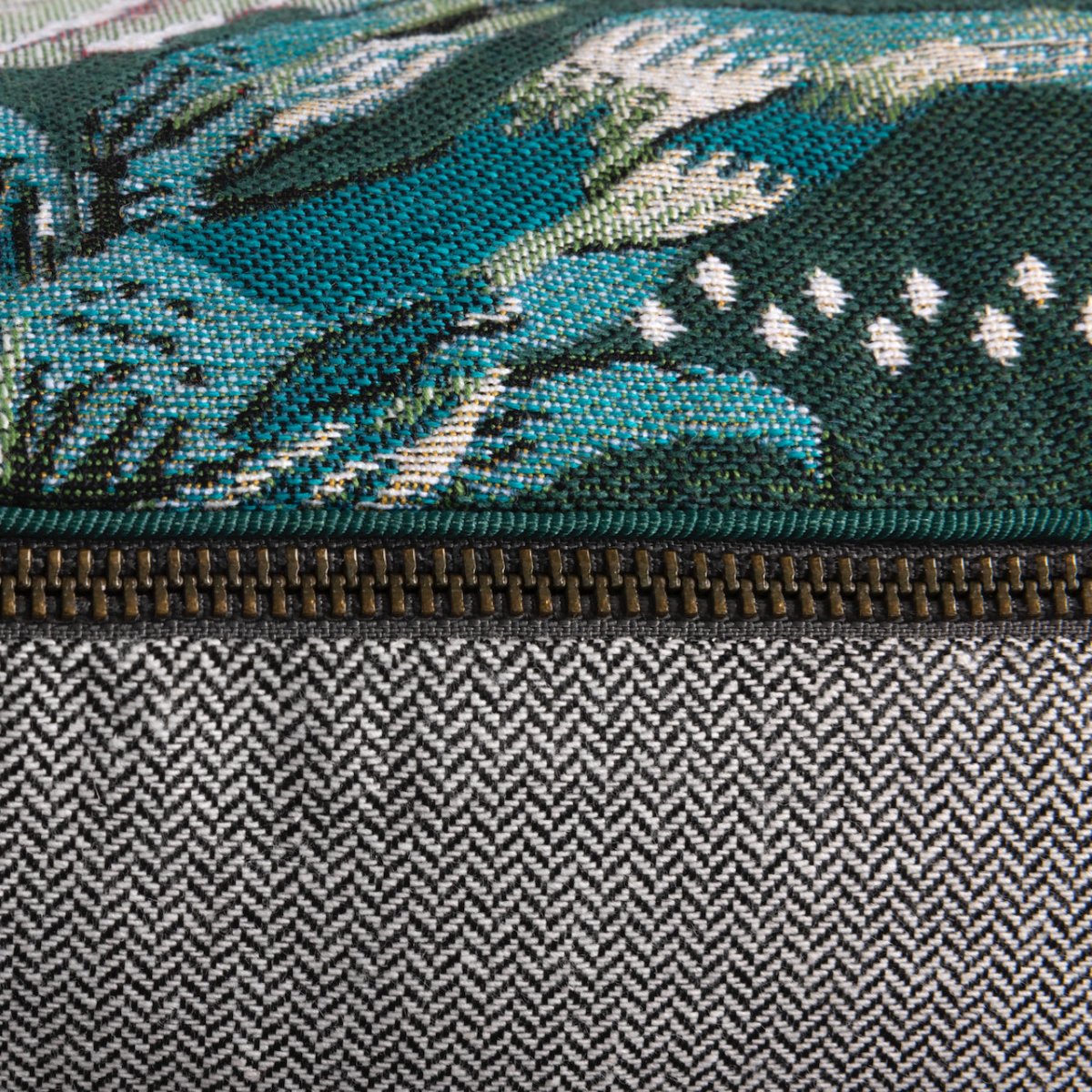 Reverie Foret Decorative Pillow by Yves Delorme Decorative Pillow 18" x 18" Foret at FIG LINENS AND HOME 4