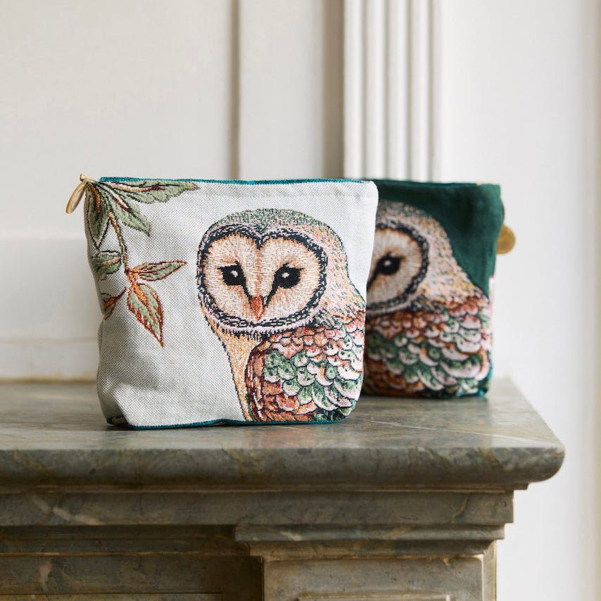 Reverie Foret Tote by Yves Delorme Tote 7" x 9" Foret at FIG LINENS AND HOME 4