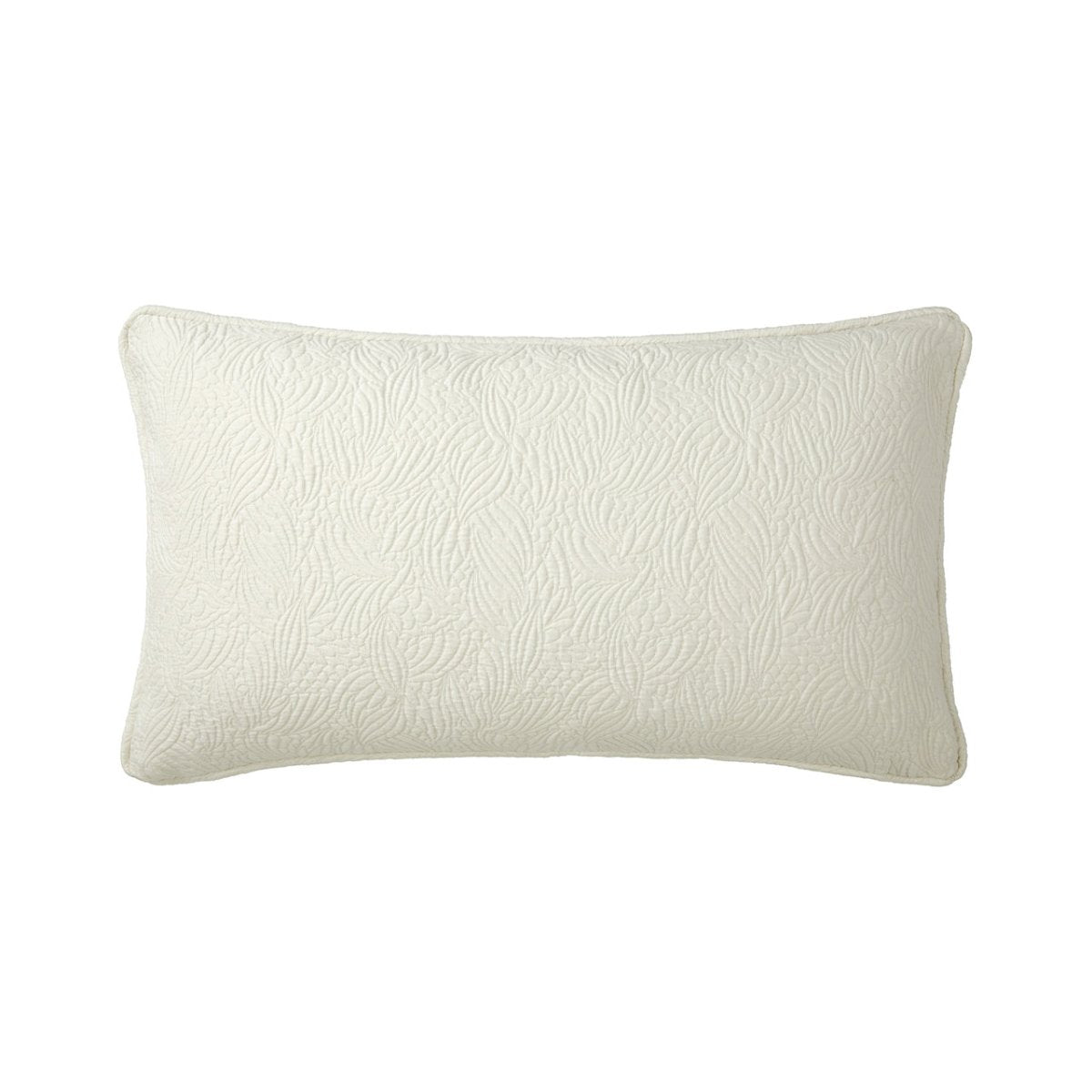 Santoli Nacre Decorative Pillow by Yves Delorme Decorative Pillow 13 x 22 Nacre at FIG LINENS AND HOME 2