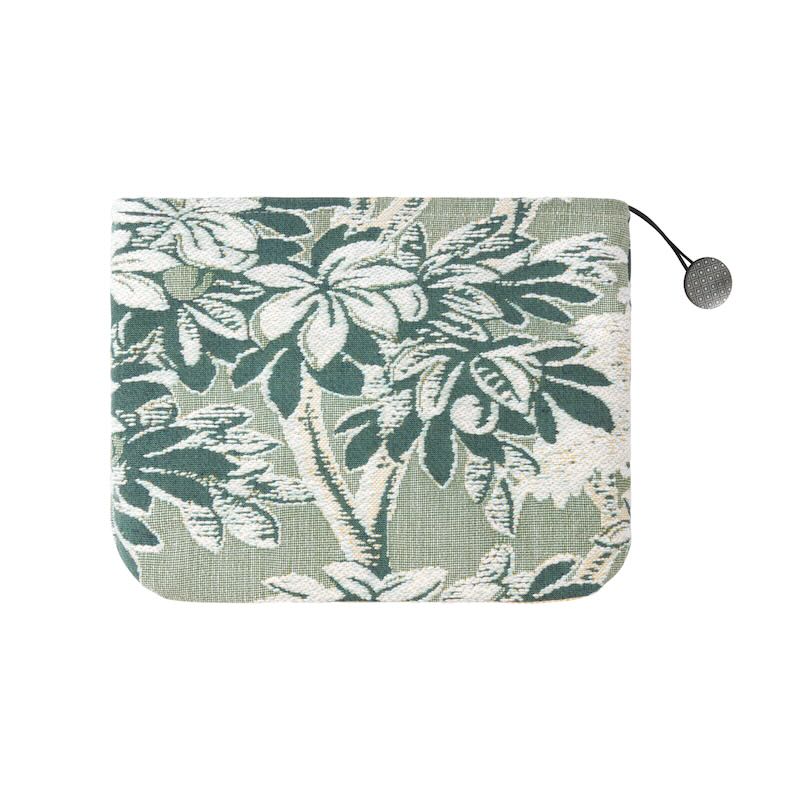 Scarlett Jade Yves Delorme Tote 7 x 9 Tote 7" x 9" Jade at FIG LINENS AND HOME 2