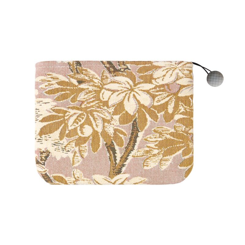 Yves Delorme Scarlett Thé Tote 7 x 9 | Cosmetic Bag or Small Pouch at Fig Linens and Home 2