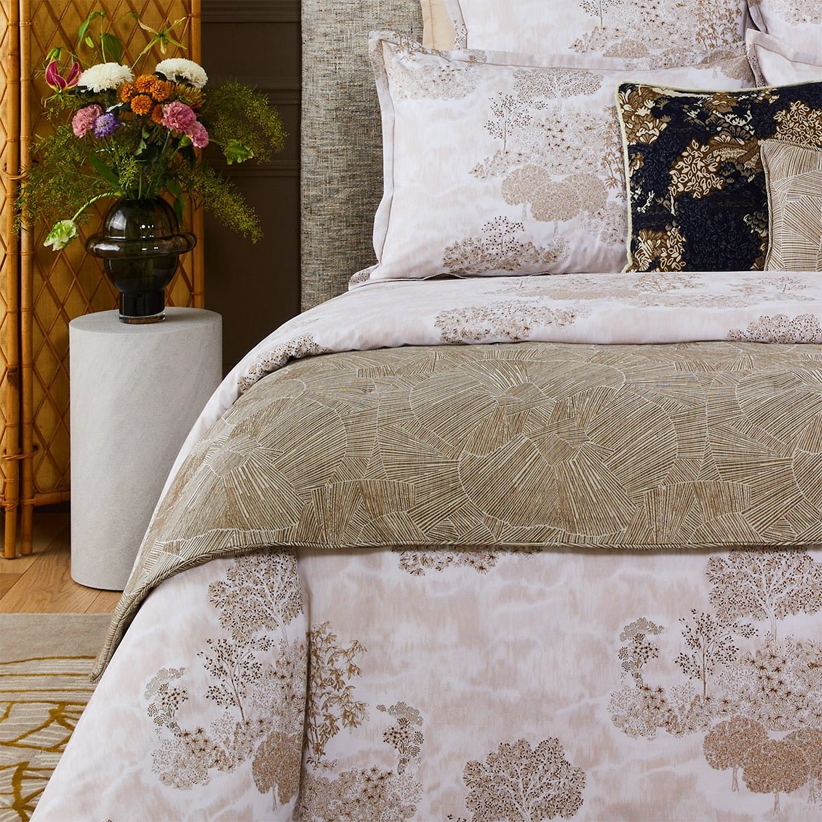 Sequoia Counterpane by Yves Delorme at Fig Linens and Home 2