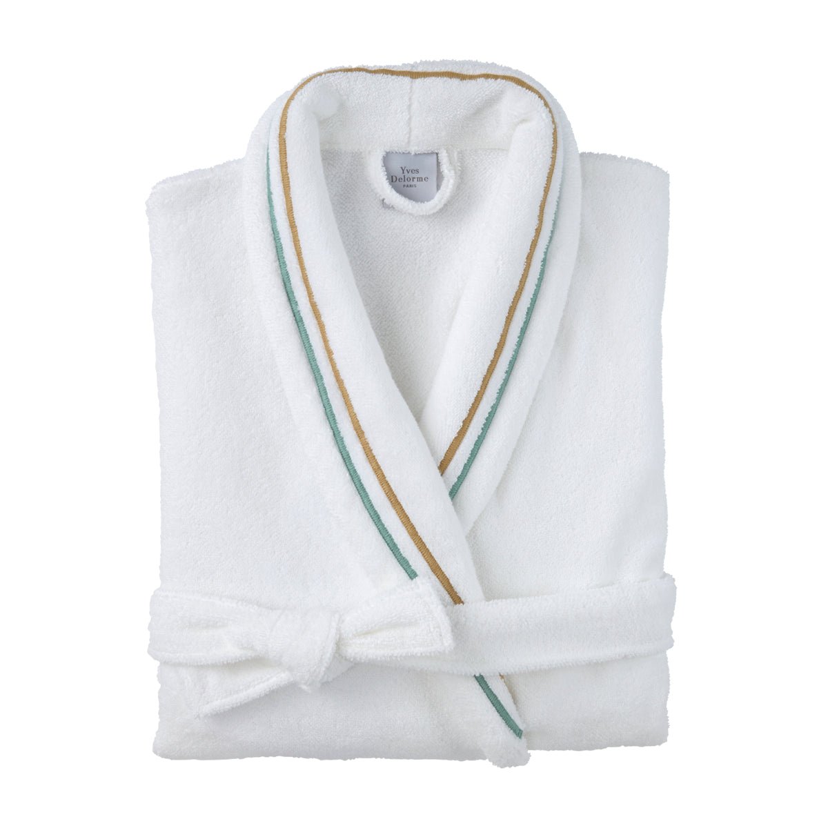 Yves Delorme Villa Women's Bathrobe at Fig Linens and Home - Folded