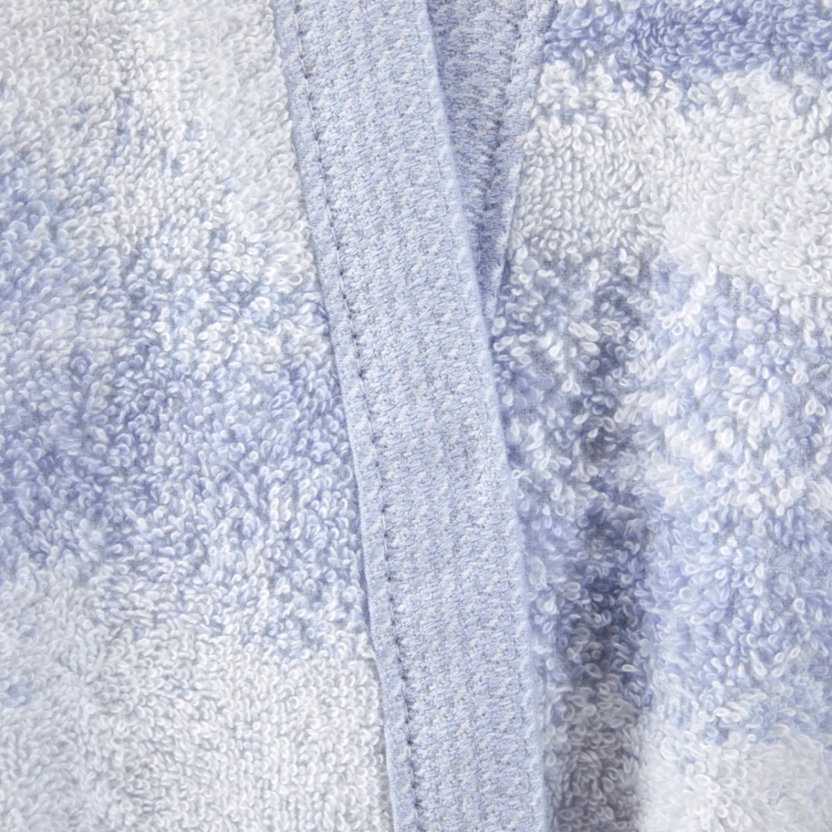 Yves Delorme Horizons Organic Cotton Bath Robe Kimono Bathrobe (Women's) M Horizons at FIG LINENS AND HOME 11