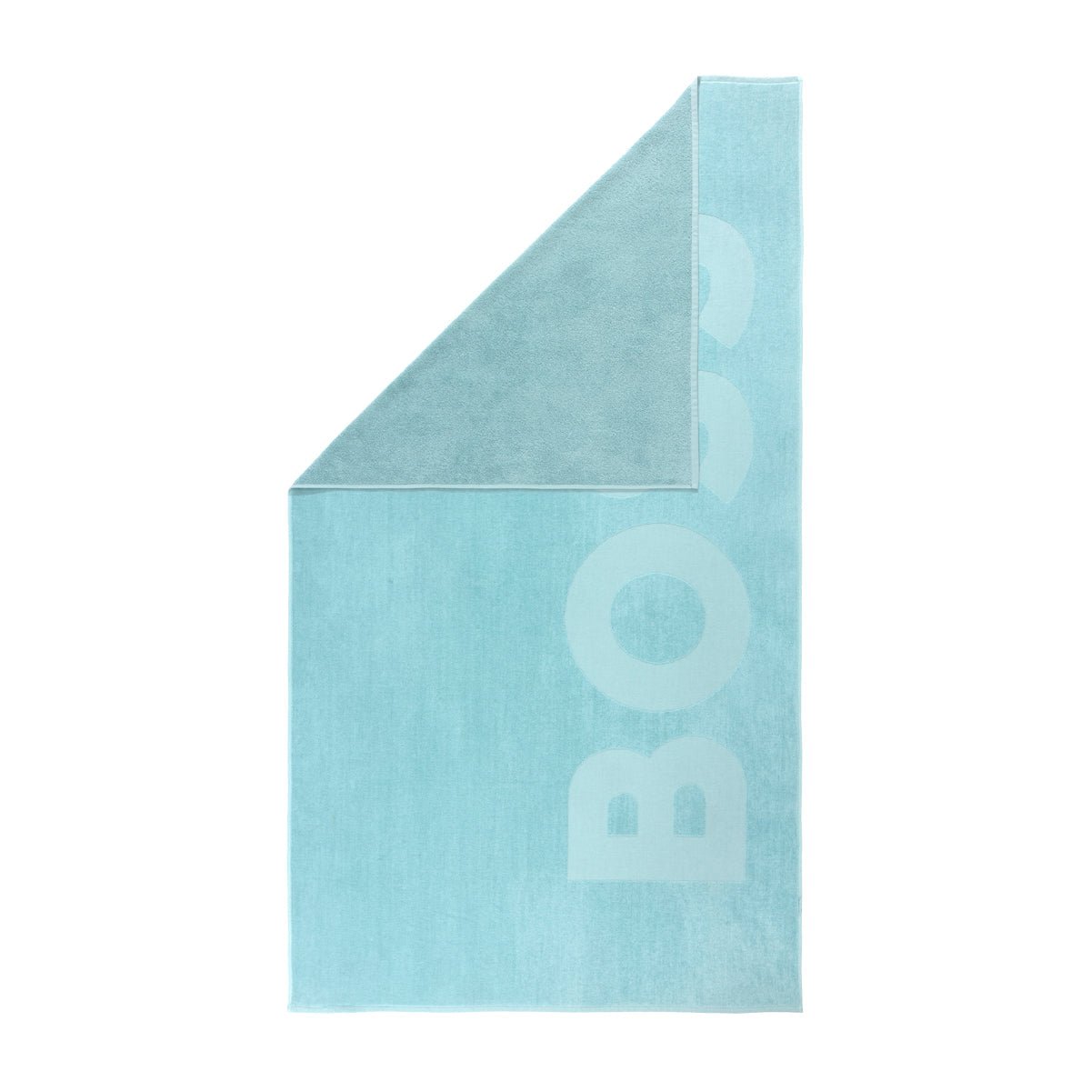 Zuma Sculpted Beach Towel by Hugo Boss Home | Yves Delorme Gulf Pool Towel at Fig Linens and Home 1