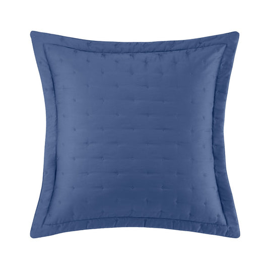 Triomphe Outremer Quilted Sham by Yves Delorme