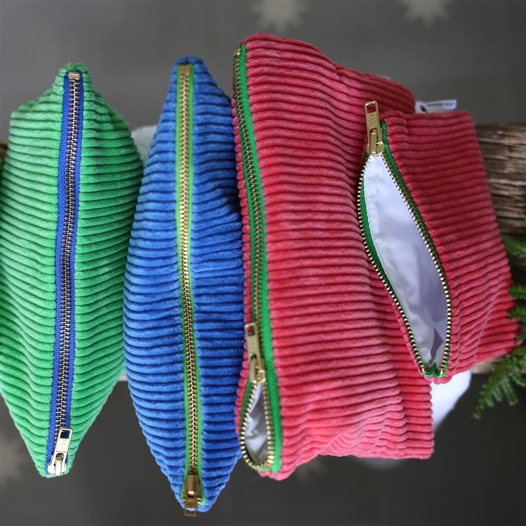 Designers Guild Designers Guild Corda Cobalt Medium Pouch - Medium Pouch Cobalt at FIG LINENS AND HOME - 4