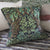 Ikebana Damask Graphite Throw Pillow by Designers Guild - Fig Linens and Home - Lifestyle 4