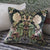 Ikebana Damask Graphite Throw Pillow by Designers Guild - Fig Linens and Home - Lifestyle 1