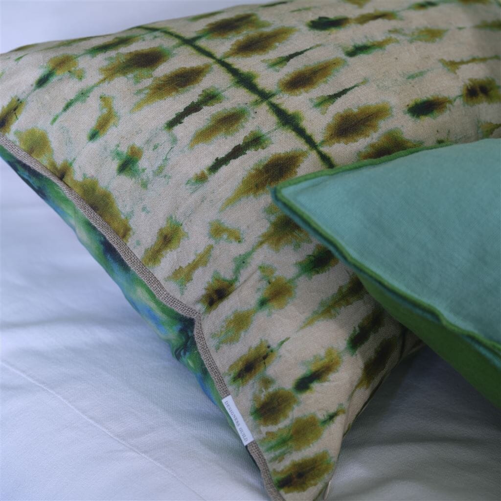 Shibori Emerald Decorative Pillow by Designers Guild