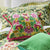 Ikebana Damask Fuchsia Throw Pillow by Designers Guild - Fig Linens and Home - Lifestyle 1