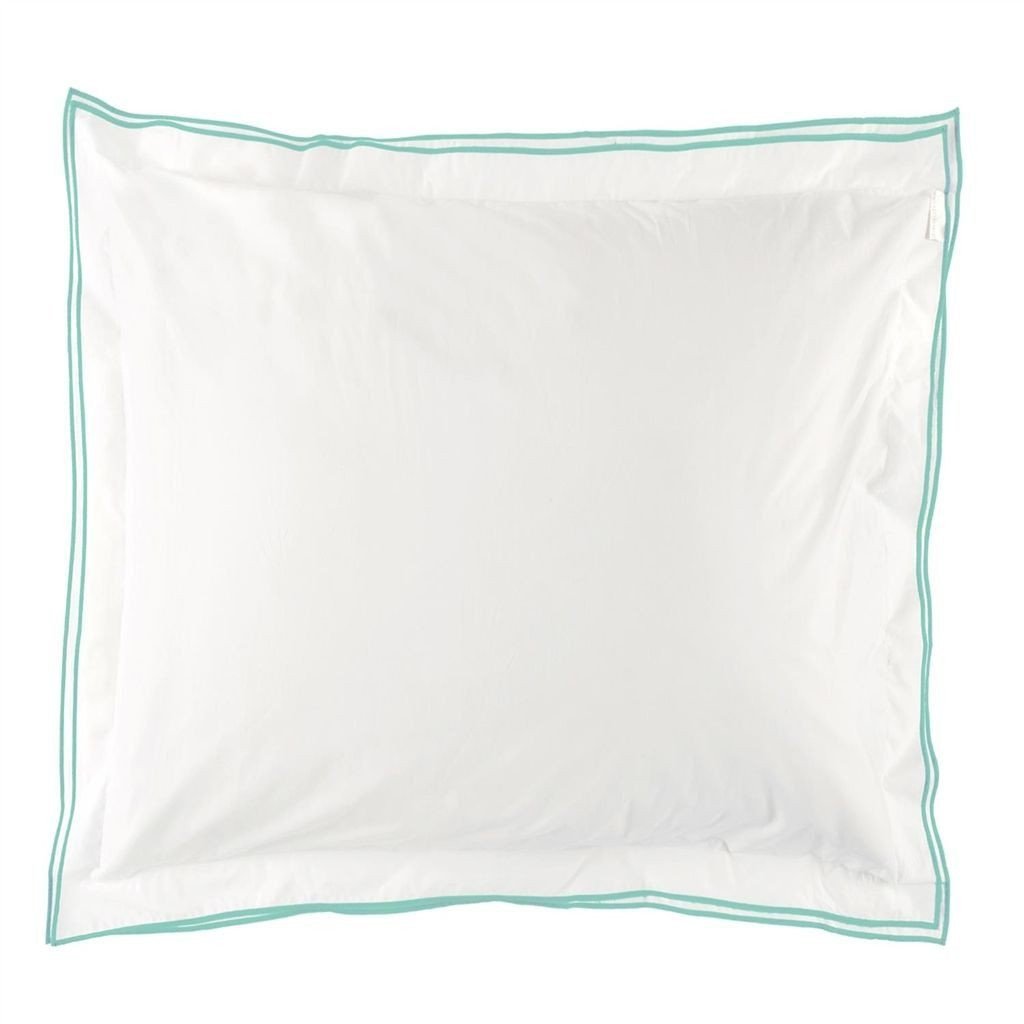 Designers Guild Designers Guild Astor Jade Bedding - Euro Sham 26 x 26in Jade at FIG LINENS AND HOME - 8