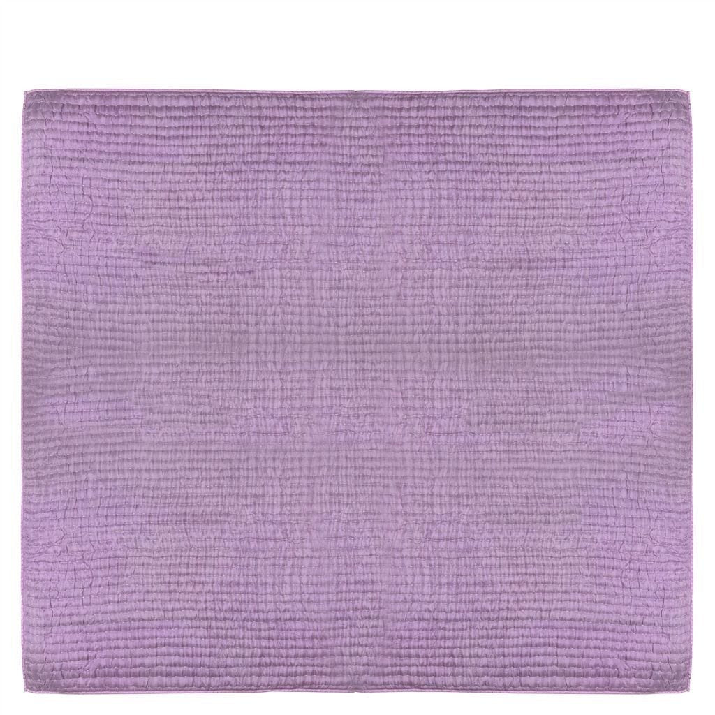 Designers Guild Designers Guild Chenevard Damson & Magenta Quilt & Shams - Queen Sham 30 x 20in Damson & Magenta at FIG LINENS AND HOME - 6