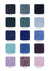 Fig Linens - Abyss and Habidecor - 23x39 Double Bath Mat - Color Chart - Blue / Purple