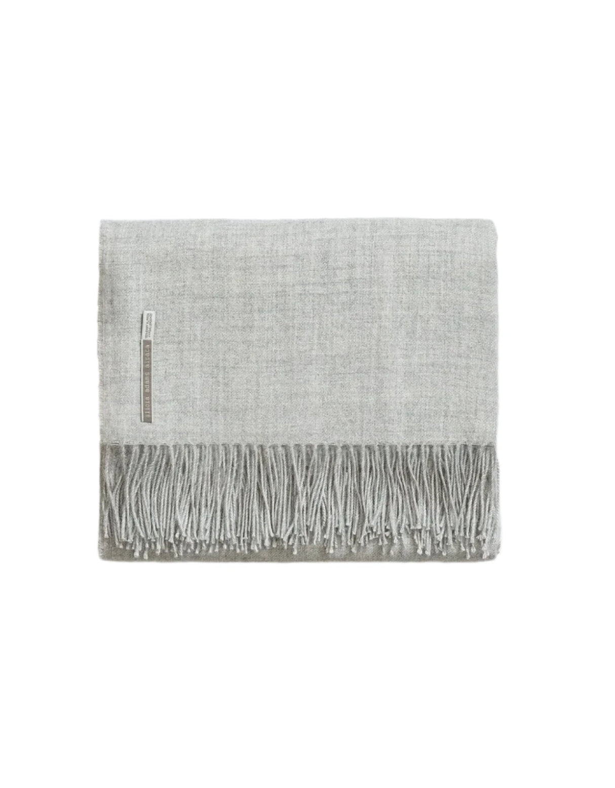 Alicia Adams Alpaca Throw in Carbon Solid