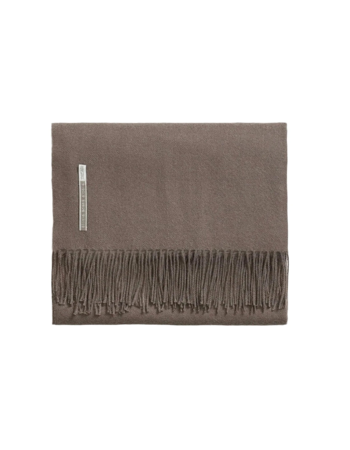Alicia Adams Alpaca Throw in Mocha Solid