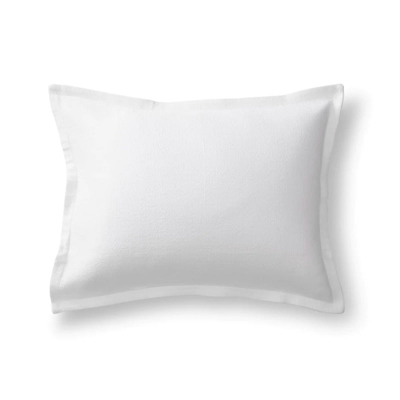 Ann Gish Pillow Sham - Neo White Duvet Sets at Fig Linens and Home
