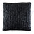 Black Ribbon Knit Square Pillows by Ann Gish - Fig Linens and Home