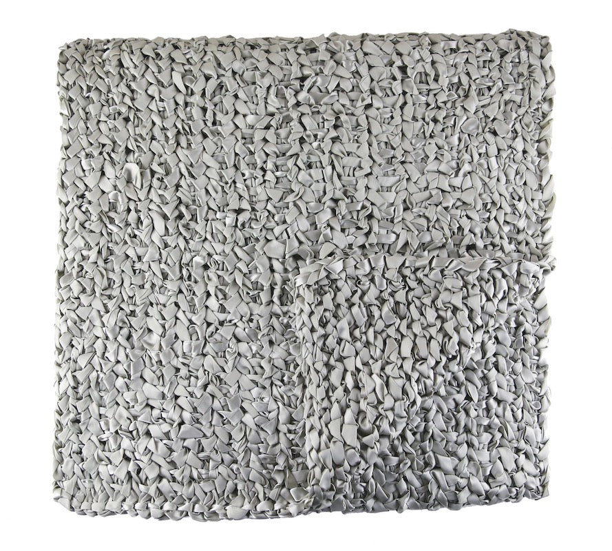 Silver Ribbon Knit Throw Blanket by Ann Gish - Fig Linens and Home