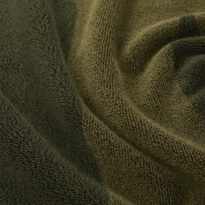 Griffe Kaki Jacquard Beach Towel | Yves Delorme Beach Towels - Detail of Toweling
