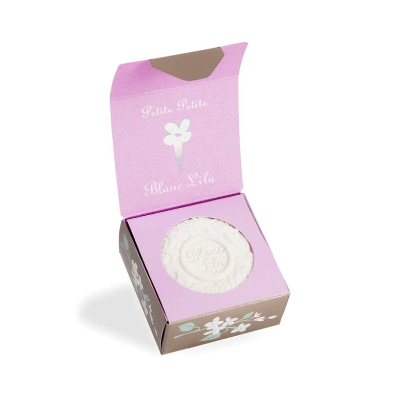 Blanc Lila Petit Bar Soap - Lilac Soap inside Box - Fig Linens and Home